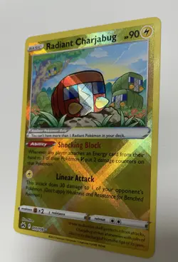 Pokemon Crown Zenith Radiant Charjabug Radiant Holo Rare 051/159 - Image 3