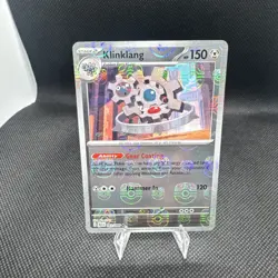 2025 Pokemon Klinklang Black Bolt Rare Reverse Holo #63/86 [Master Ball] NM - Image 1