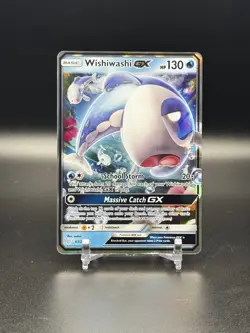 2019 POKEMON SUN & MOON COSMIC ECLIPSE #63 WISHIWASHI GX ULTRA RARE - NM - Image 1