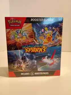 Pokemon TCG Surging Sparks Booster Bundle Factory Sealed - Image 1