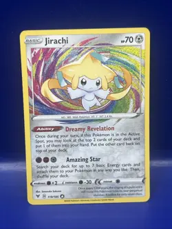 Pokemon Jirachi 119/185 Amazing Rare Vivid Voltage - Image 1