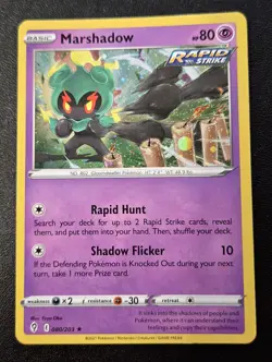 Pokemon TCG - Marshadow - (Cosmos Holo) Holo Rare 080/203 NM - Image 1