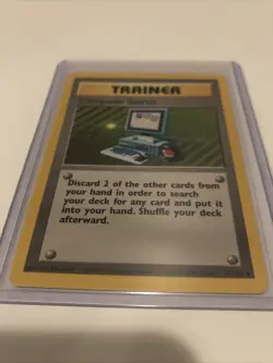 Pokemon TCG Computer Search Base Set 71/102 Regular Unlimited Rare LP - Image 2