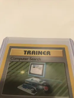 Pokemon TCG Computer Search Base Set 71/102 Regular Unlimited Rare LP - Image 3
