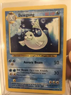 Pokemon TCG Dewgong Base Set 25/102 Regular Unlimited Uncommon Lightly Played - Image 1