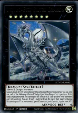 Indigo-Eyes Silver Dragon 1st Ultra Rare SDWD-EN032 Yu-Gi-Oh! - Image 1