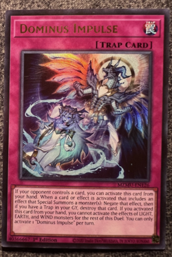 Yugioh Dominus Impulse MZMU-EN126 Ultra Rare 1st Edition LP - Image 1
