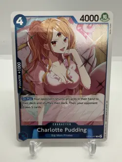 Charlotte Pudding OP06-047 Wings of the Captain Foil One Piece Rare NM - Image 1