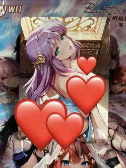 Non-Holo Beautiful Waifu Card Goddess Story CCG Anime Waifu Double Sided - Image 2