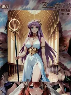Non-Holo Beautiful Waifu Card Goddess Story CCG Anime Waifu Double Sided - Image 1