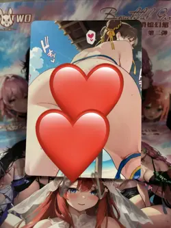 Non-Holo Beautiful Waifu Card Goddess Story CCG Anime Waifu Double Sided - Image 2