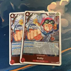 One Piece PRB02 Koby English Playset PRB02-001 2 Card Premium Set Best Vol.2 - Image 1