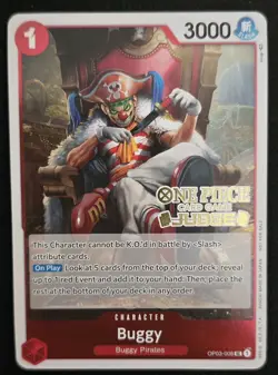 Buggy (Judge Pack Vol. 2) OP03-008 One Piece Promotion Cards Foil - Image 1