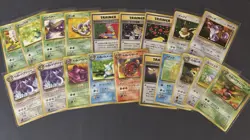 Japanese Team Rocket Dark Charmeleon, Psyduck and Other Pokemon Card Lot EX/NM - Image 1