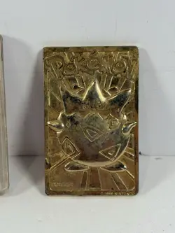 Pokemon Gold Metal Cards Mewtwo Togepi 1999 Nintendo Embossed Vintage - Image 2