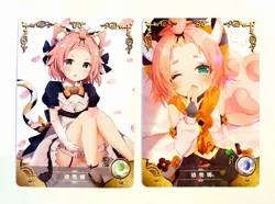 Goddess Story Waifu Card TCG | Diona - Genshin Impact | CARD SET | 2 cards [ R ] - Image 1