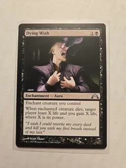 Dying Wish - Gatecrash - LP - Uncommon - Aura - MTG - Image 1