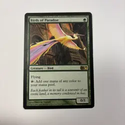 Birds of Paradise LP M10 Core Set 2010 168 / 249 MTG English Regular Flying Mana - Image 1