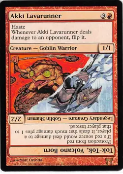 Akki Lavarunner *Rare* Magic MtG x1 Champions of Kamigawa SP - Image 1