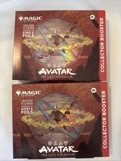 Magic the Gathering Avatar the Last Air Bender Collector Booster. 2 Boxes. - Image 1