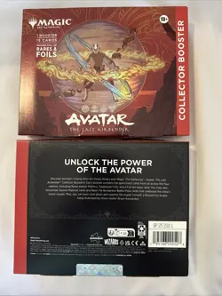 Magic the Gathering Avatar the Last Air Bender Collector Booster. 2 Boxes. - Image 2