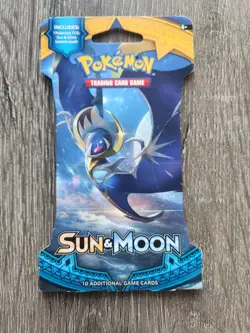 Pokemon TCG Sun & Moon Base Set Sleeved Booster Pack Factory Sealed - Image 1