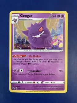 Pokemon TCG 2020 Sword & Shield Gengar Cosmos Holo SWSH052 Black Star Promo NM+ - Image 1