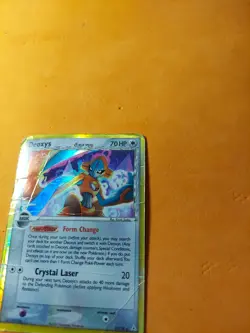Pokemon TCG Deoxys 5/110 Delta Holo Rare EX Holon Phantoms - Damaged - Image 3