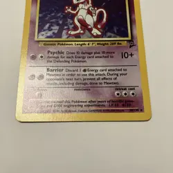 Pokemon TCG Mewtwo Base Set 2 Holo Rare Card 10/130 Vintage WOTC - Image 3
