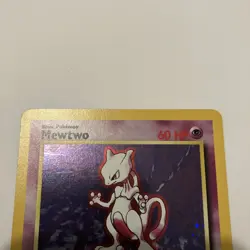 Pokemon TCG Mewtwo Base Set 2 Holo Rare Card 10/130 Vintage WOTC - Image 4