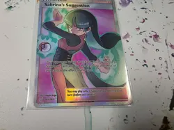 Pokemon TCG Sabrina's Suggestion (Full Art) 181/181 SM-Team Up Holo - NM - Image 2