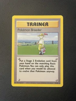 Pokemon Breeder 76/102 - Base Set (BS) - Pokemon TCG - Image 1