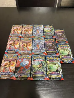 Pokemon Paradox Rift+Twilight Masquerade Booster Packs Sealed Lot Of 14🔥 - Image 1
