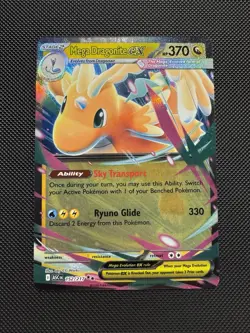 Pokemon TCG Mega Dragonite ex 152/217 Me: Ascended Heroes Double Rare Near Mint - Image 1