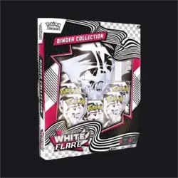 Pokemon Scarlet & Violet White Flare Binder Collection Box Reshiram TCG - Image 1