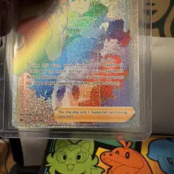 Pokemon Karen's Conviction 216/198 Chilling Reign Secret Rare Holo - Image 3