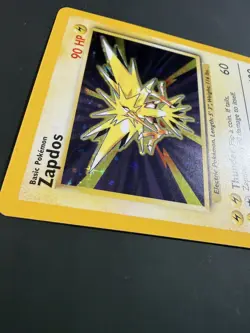 Zapdos Holo Base Set Pokemon 16/102 Rare WOTC English Near Mint - Image 2