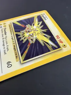 Zapdos Holo Base Set Pokemon 16/102 Rare WOTC English Near Mint - Image 3