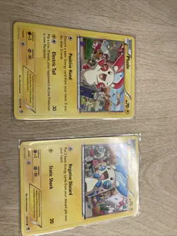 Plusle 31/111 & Minun 32/111 Pokemon B&W Furious Fists 2014 Connecting Art - Image 1