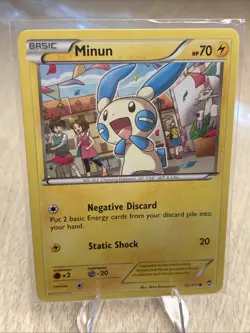 Plusle 31/111 & Minun 32/111 Pokemon B&W Furious Fists 2014 Connecting Art - Image 3