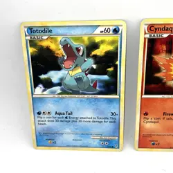 Pokemon Call Of Legends Starters Cyndaquil Totodile Chikorita 53/95 55/95 74/95 - Image 2
