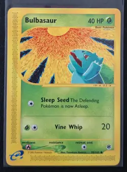 Pokemon - Bulbasaur 95/165 - Common - Expedition Set - Mint - Image 1