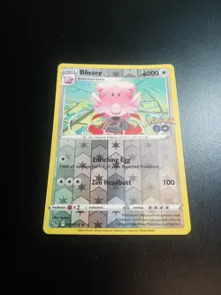 2022 Pokemon Go Blissey 052/078 Rare Reverse Holo NM - Image 2