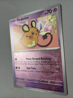 Pokemon TCG * SV Paldean Fates * 36/91 Dedenne REVERSE HOLO Common * FRESH PK - Image 2