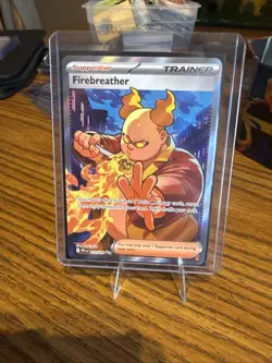 Fire Breather 119/94 Full Art Trainer Holo Me02: Phantasmal Flames Pokemon TCG - Image 1