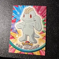 Pokemon tv animation edition Topps Chrome #66 Machop Near Mint - Image 3