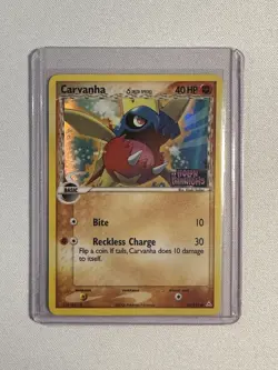 Pokemon TCG - Carvanha (61/110) EX Holon Phantoms Stamped - Reverse Holo - NM - Image 5