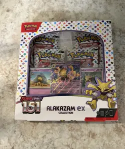 Pokemon TCG: Scarlet & Violet-151 Alakazam ex Collection Box | Santana Selects 820650855269 - Image 1