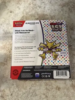 Pokemon TCG: Scarlet & Violet-151 Alakazam ex Collection Box | Santana Selects 820650855269 - Image 2