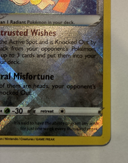 Radiant Jirachi Silver Tempest SWSH12 #120/195 Radiant Rare Pokemon 2022 NM - Image 3
